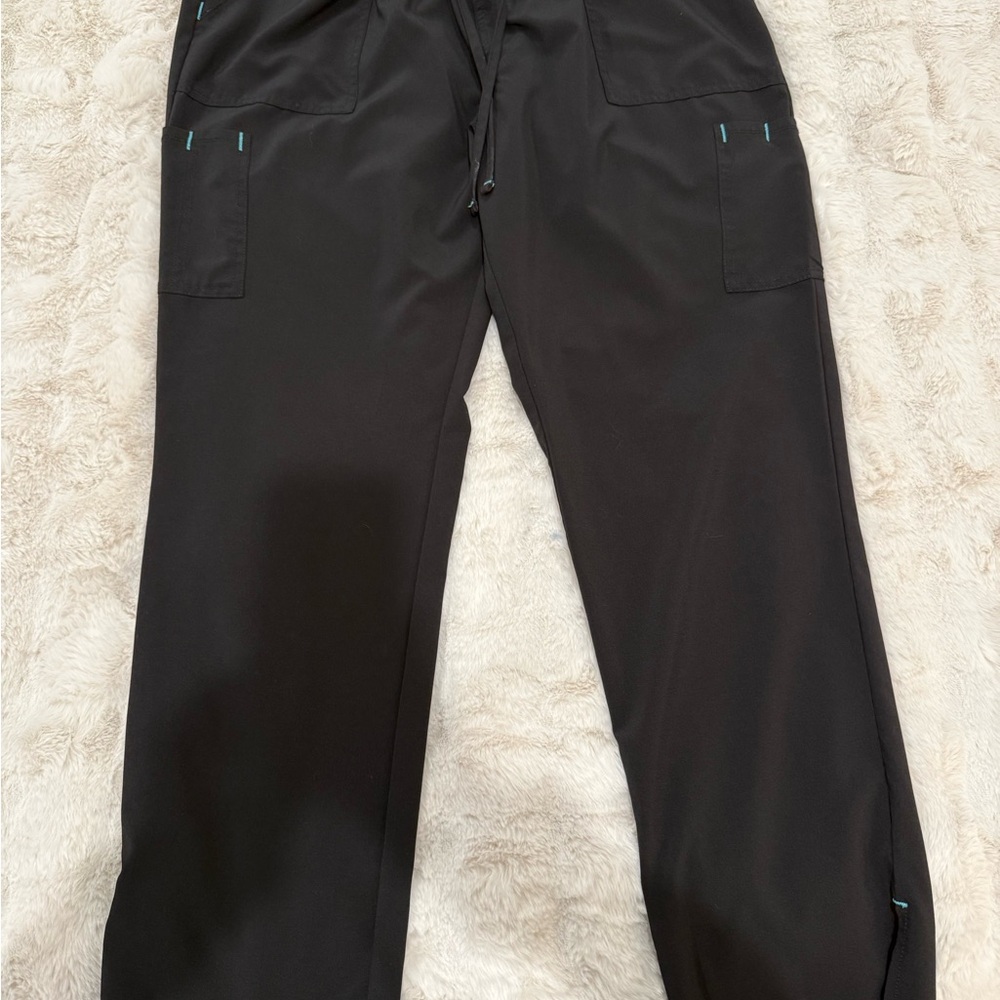 Black Scrub Pants XL